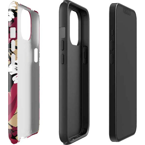 NFL San Francisco 49ers Tropical Print iPhone 15 Impact Case